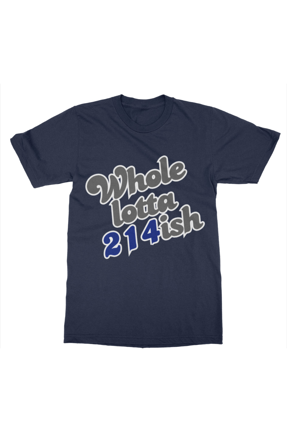 WholeLotta214ish Tee (Cowboys Theme) Nvy