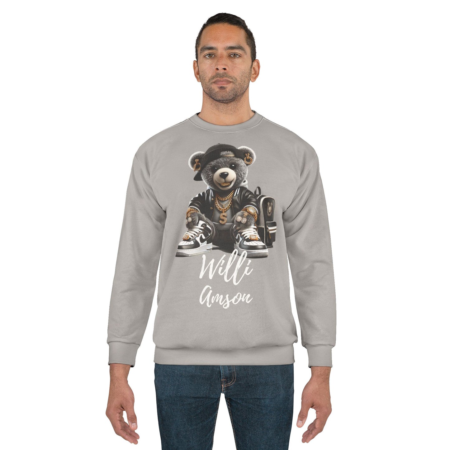 "The Bear Collection" Mens Sweatshirt lit gry