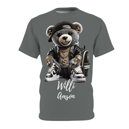 "The Bear Collection" Mens Cut & Sew Tee Drk Gry