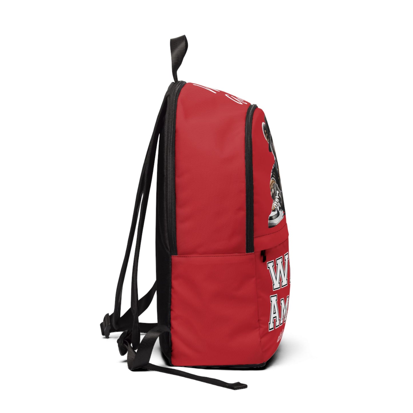 "The Bear Collection" Willi-Amson College Backpack Drk Red