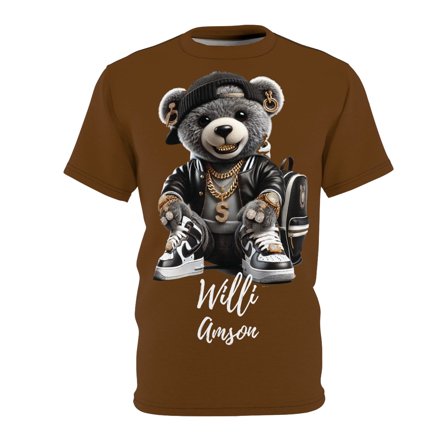 "The Bear Collection" Mens Cut & Sew Tee  Brn