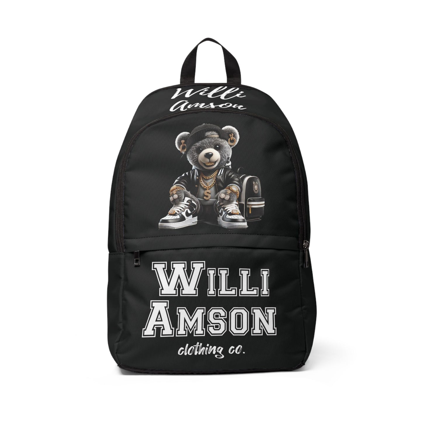 "The Bear Collection" Willi-Amson College Backpack Blk