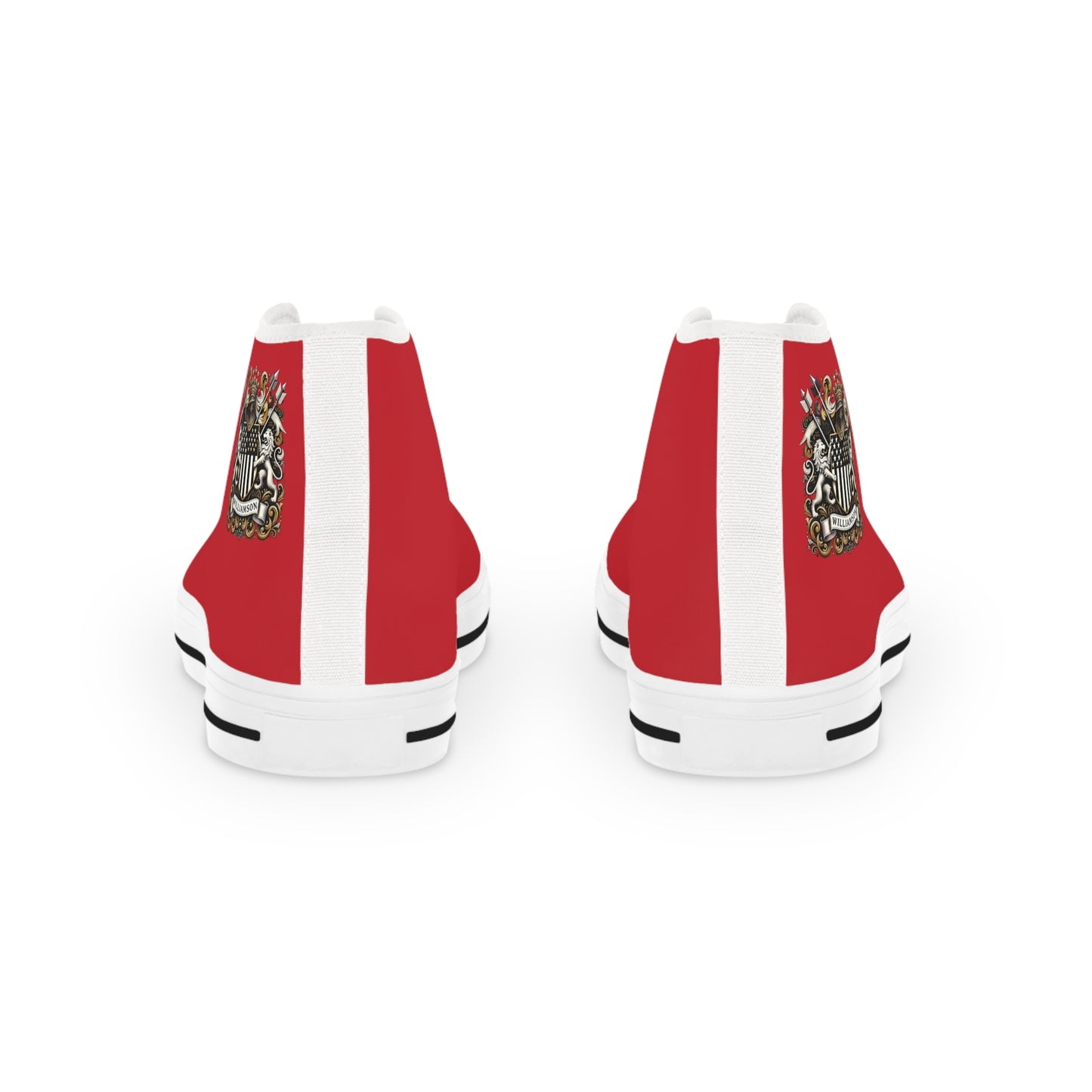 "The Coat Of Arms Collection" Mens High Top Tru's drk red