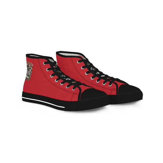 "The Coat Of Arms Collection" Mens High Top Tru's drk red