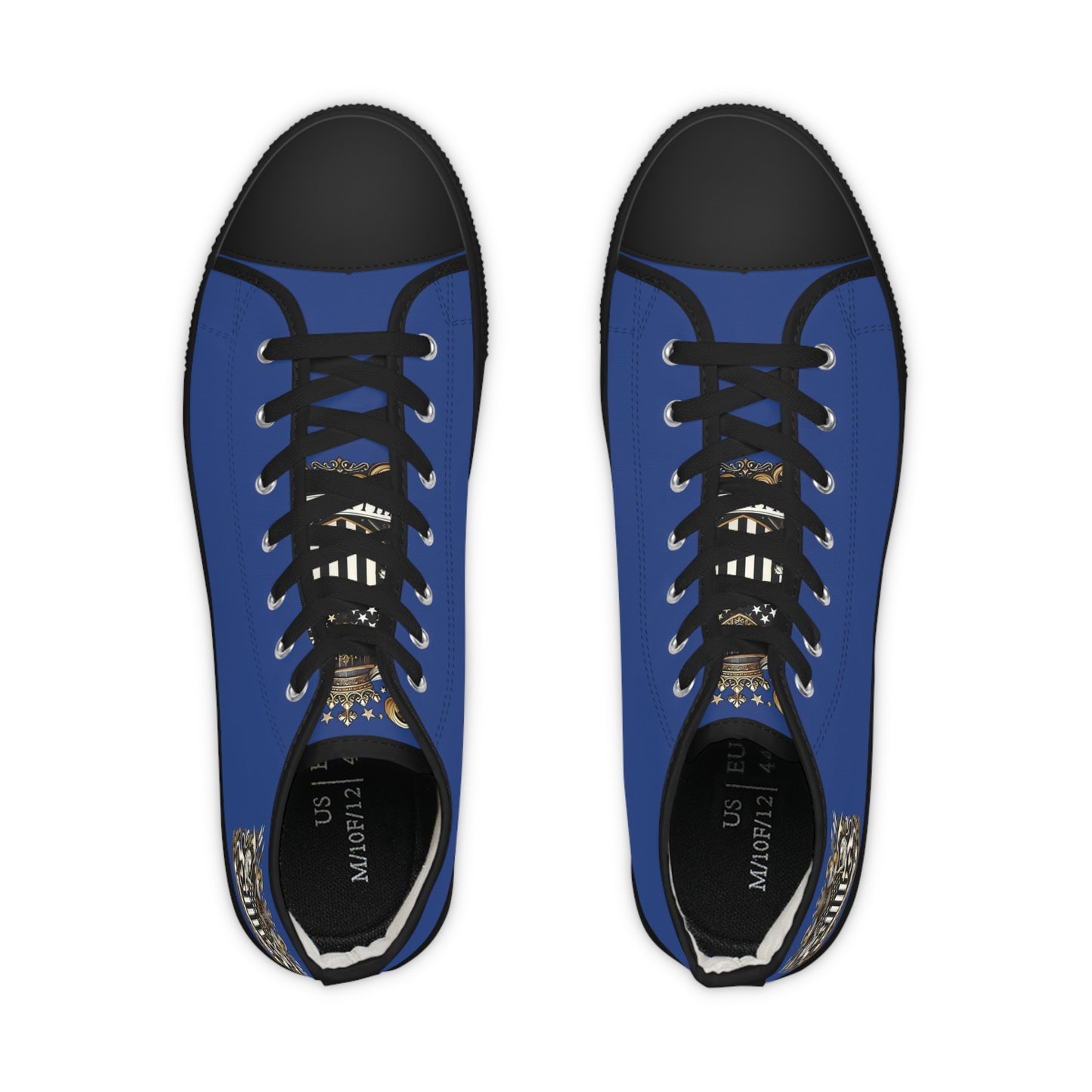 "The Coat Of Arms Collection" Mens High Top Tru's drk blu