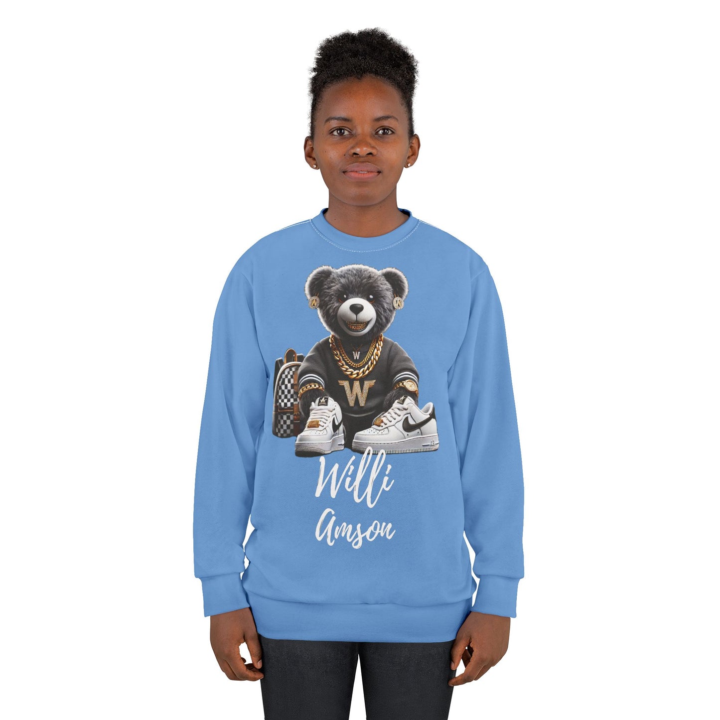 "The Bear Collection" Womens Sweatshirt lte blu