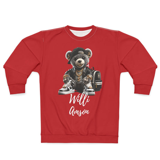 "The Bear Collection" Mens Sweatshirt drk red