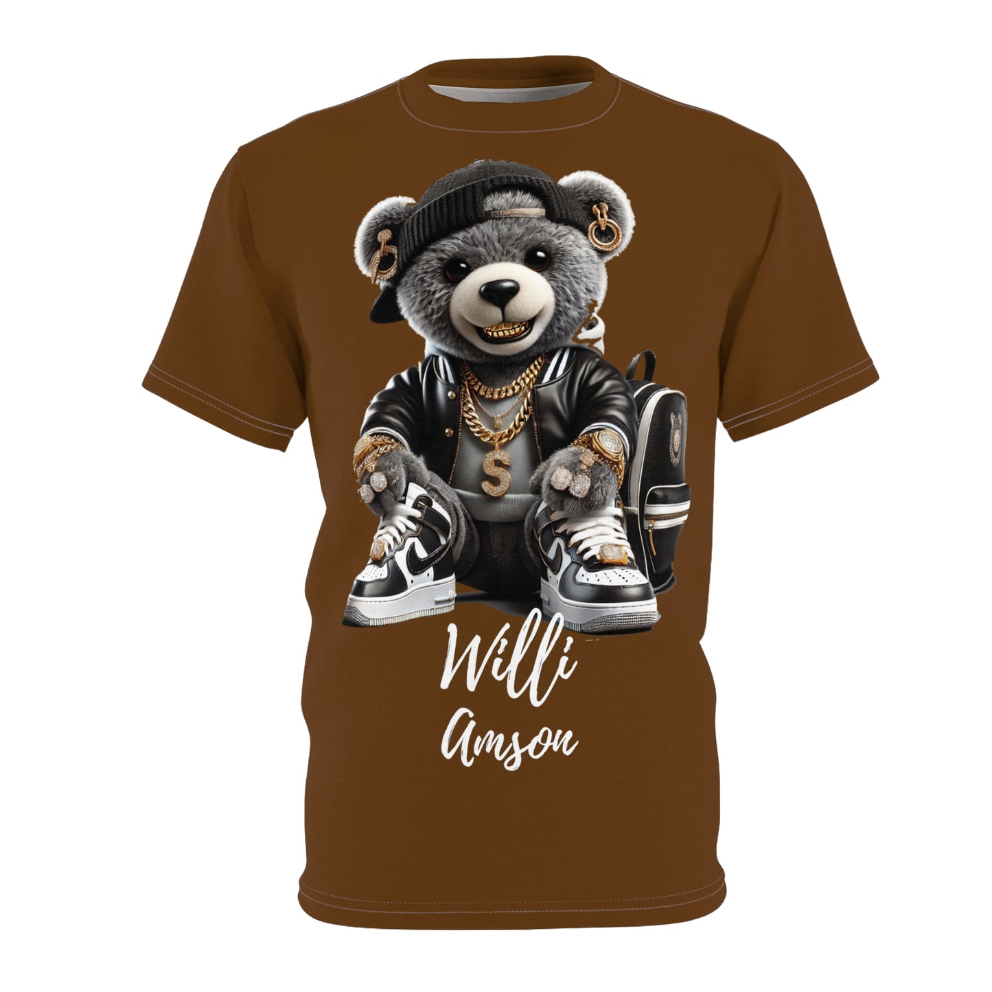 "The Bear Collection" Mens Cut & Sew Tee  Brn