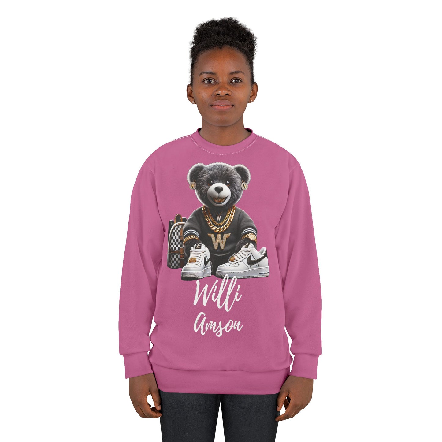 "The Bear Collection" Womens Sweatshirt lte pnk