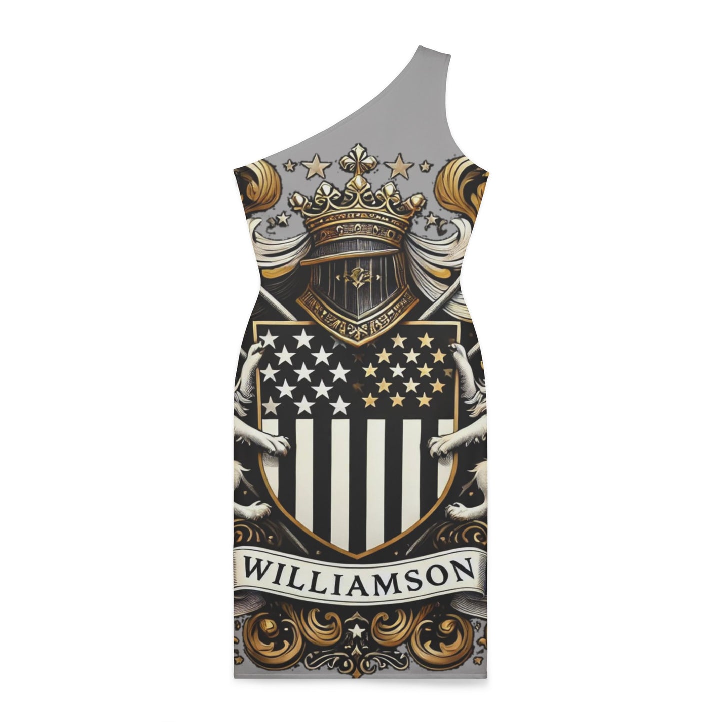 "The Coat Of Arms Collection" Womens Shoulder Dress gry