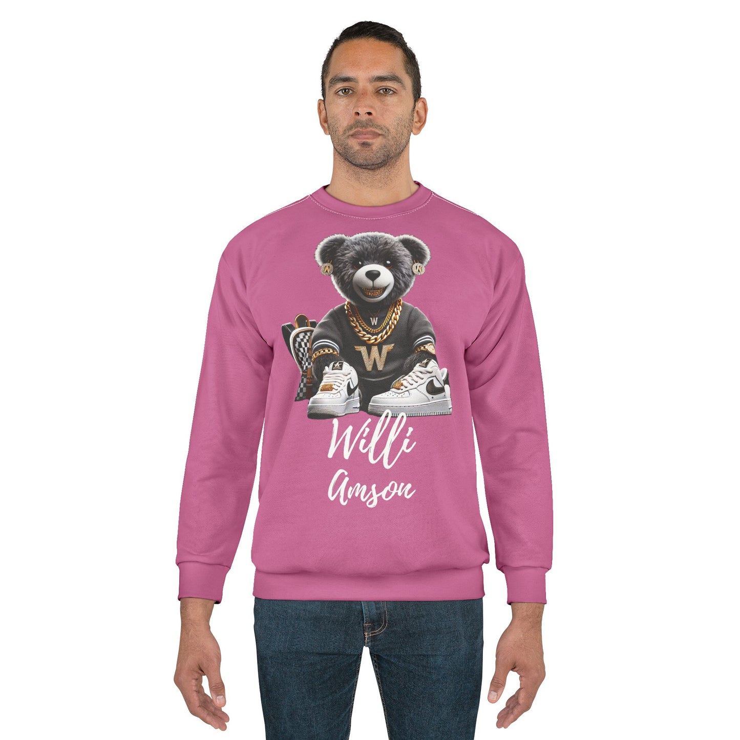 "The Bear Collection" Womens Sweatshirt lte pnk