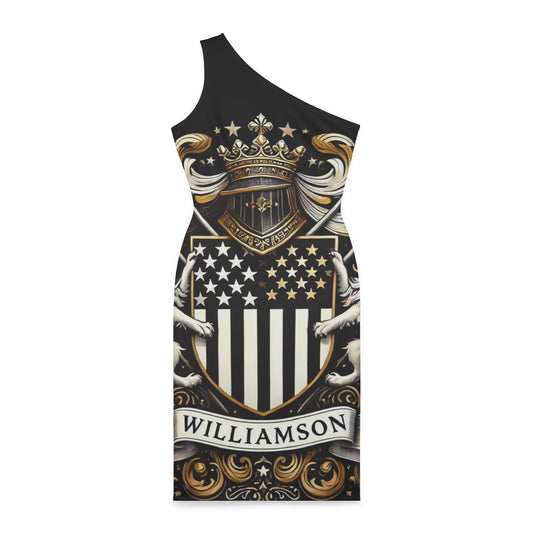 "The Coat Of Arms Collection" Womens Shoulder Dress blk