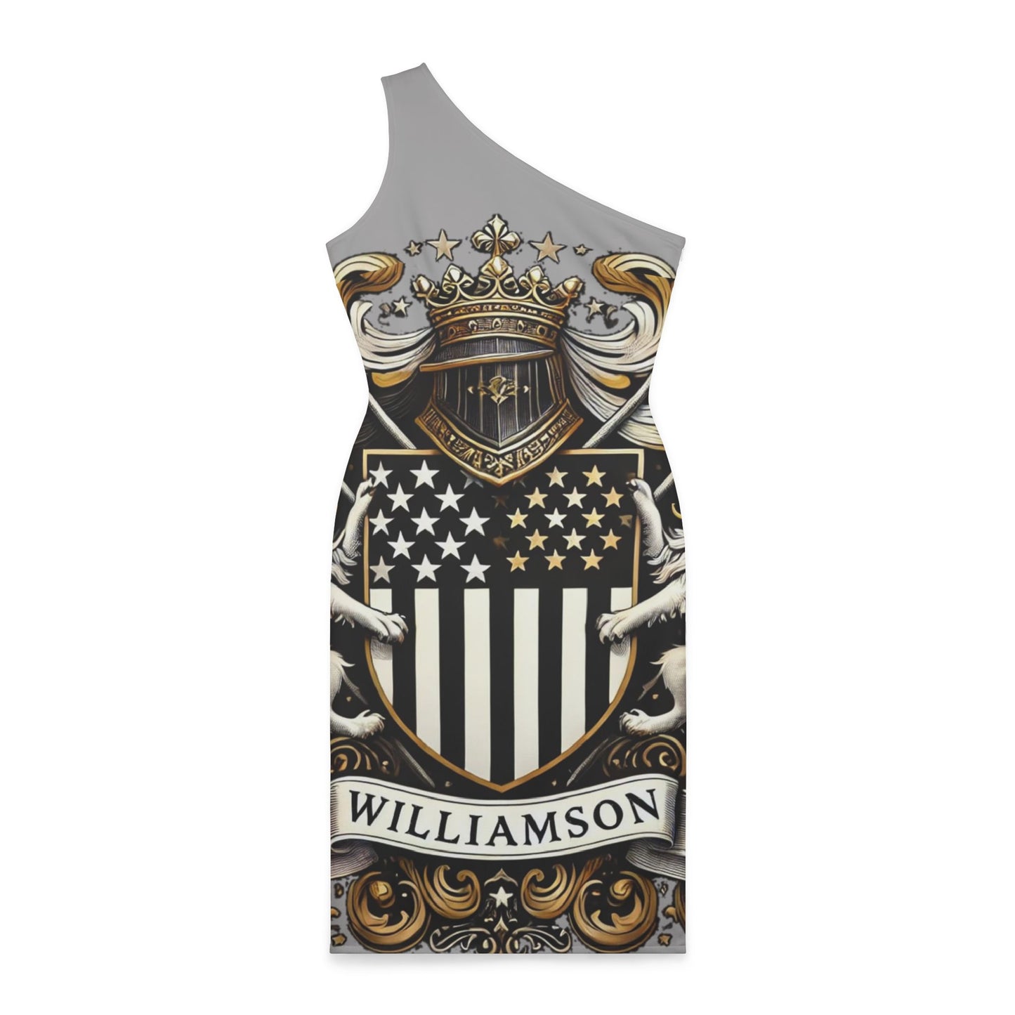 "The Coat Of Arms Collection" Womens Shoulder Dress gry