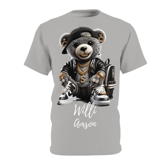 "The Bear Collection" Mens Cut & Sew Tee Lte Gry