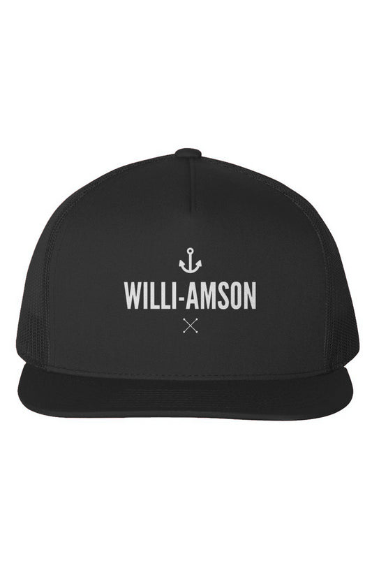 Black WA Anchor Trucker Cap