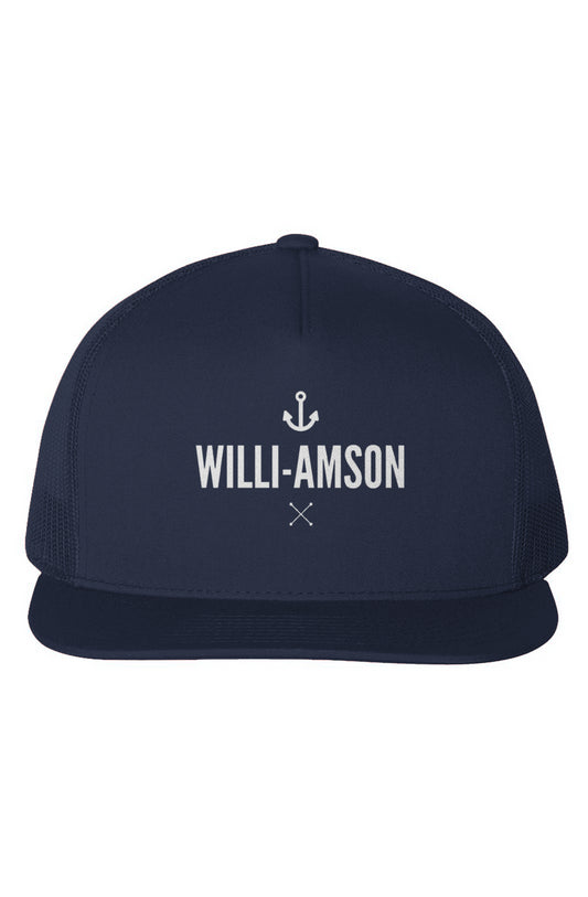 Navy WA Anchor Trucker Cap