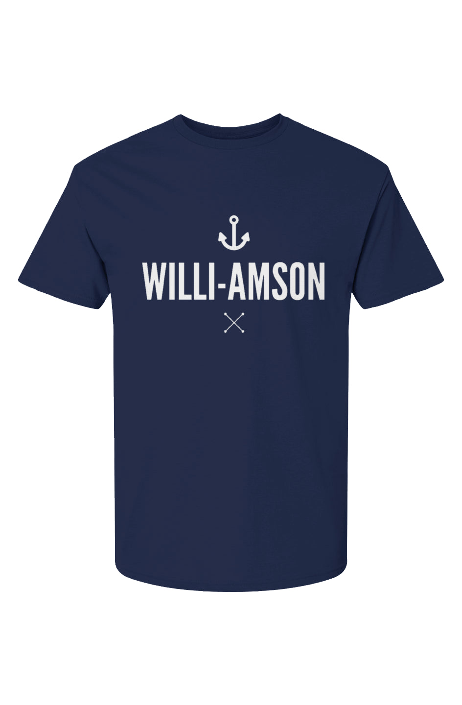 Willi-Amson Logo Tee Navy 