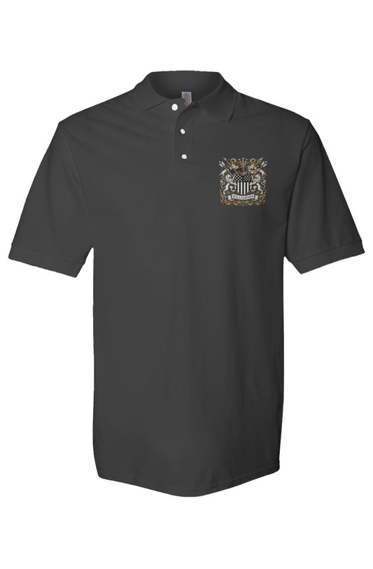 "The Coat Of Arms Collection" Mens Polo blk