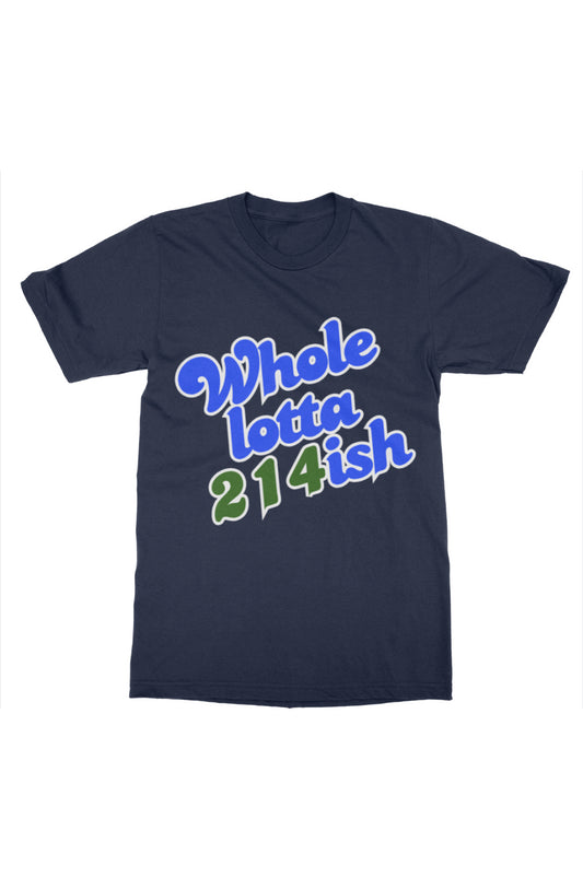 WholeLotta214ish Tee (Mavs Theme) Nvy