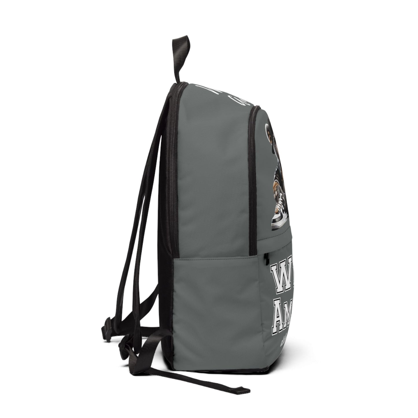 "The Bear Collection" Willi-Amson College Backpack Drk Gry