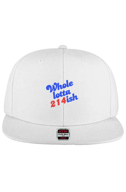 WholeLotta214ish Snap (Rangers/SMU Theme) Wht
