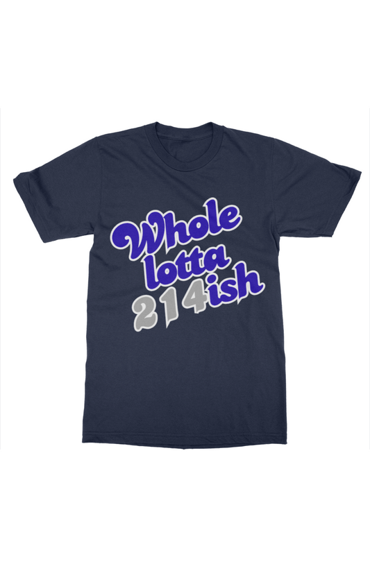 WholeLotta214ish Tee (Cowboys Theme) Nvy