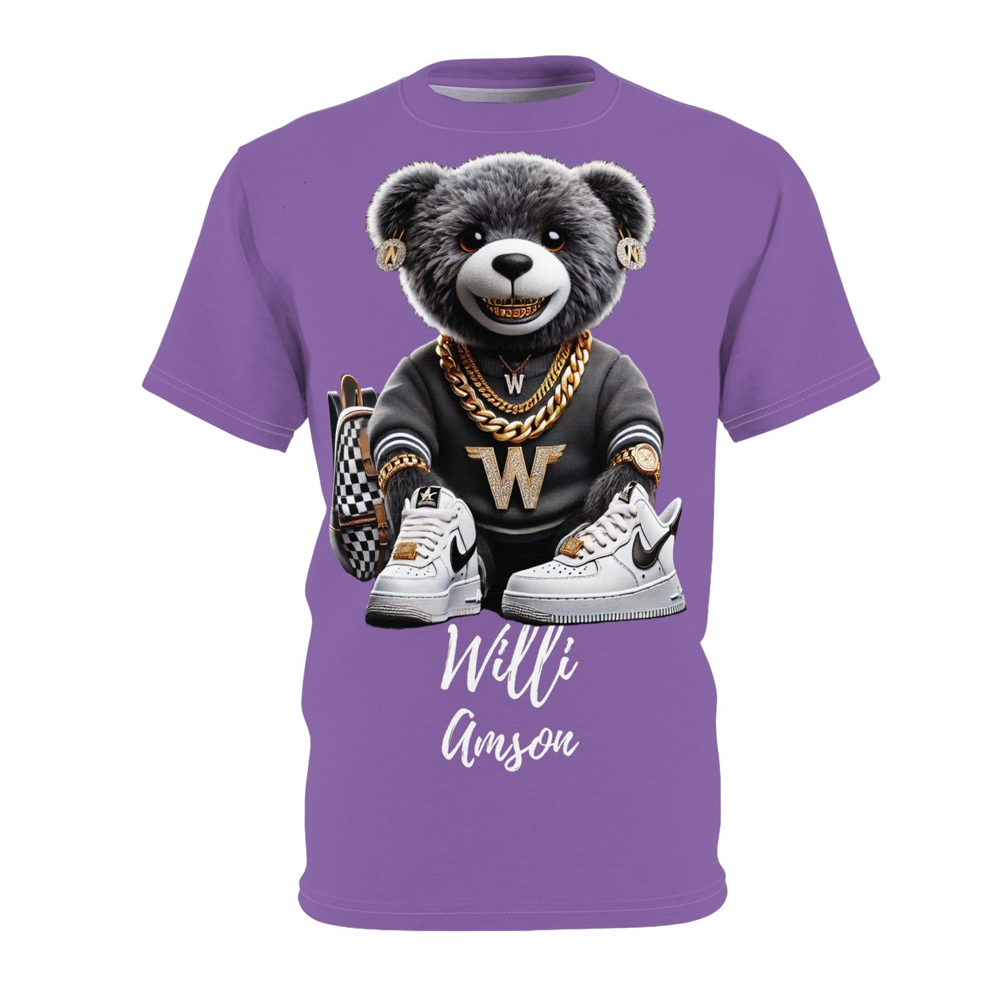 "The Bear Collection" Womens Cut & Sew Tee Lte Prp