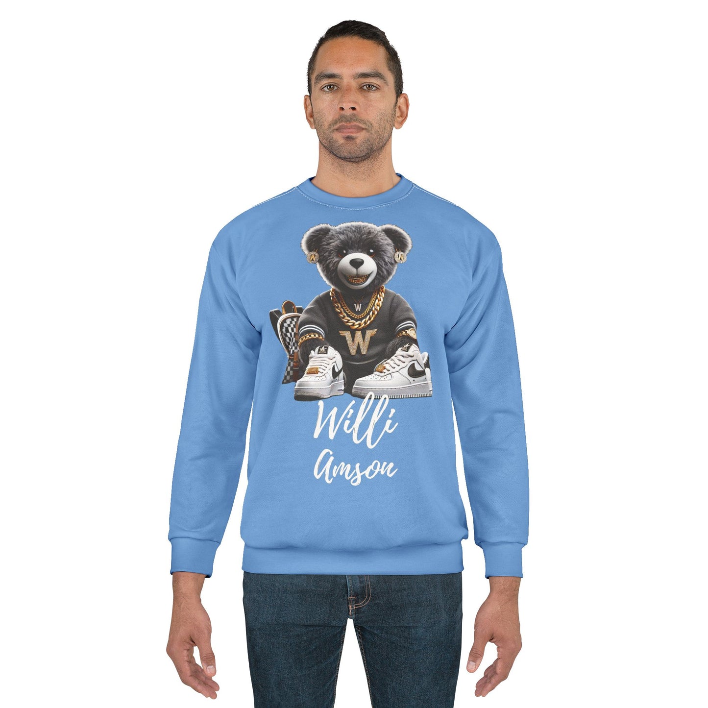 "The Bear Collection" Womens Sweatshirt lte blu