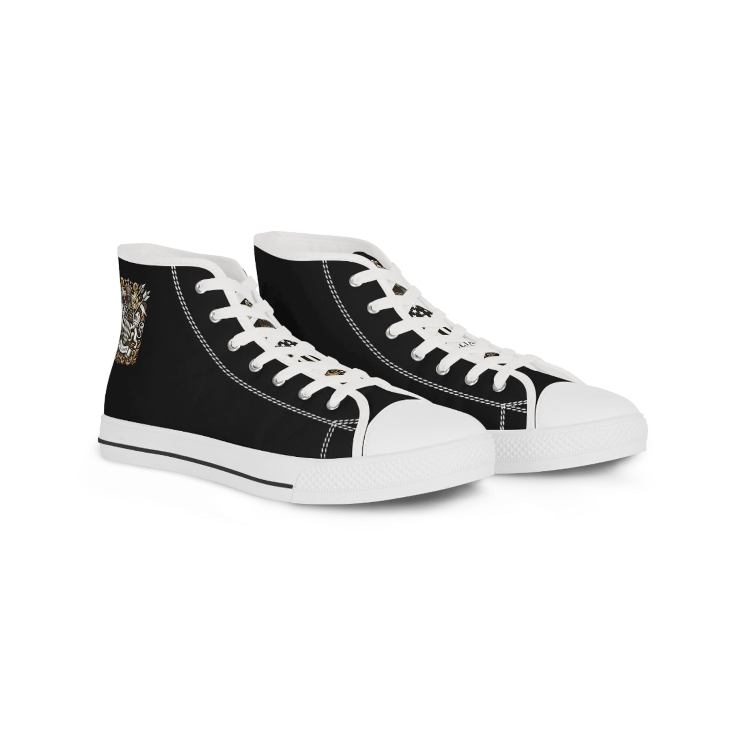 "The Coat Of Arms Collection" Mens High Top Tru's blk