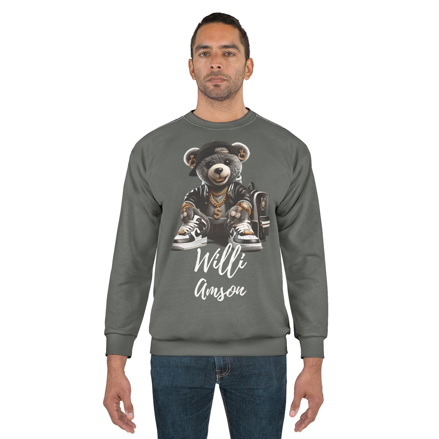 "The Bear Collection" Mens Sweatshirt gry