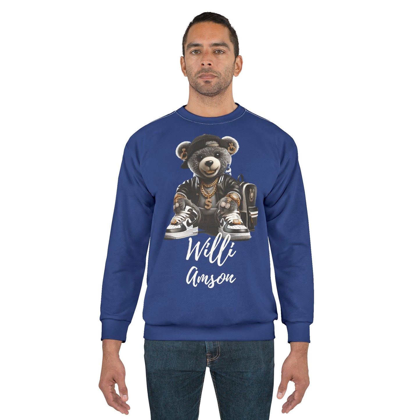 "The Bear Collection" Mens Sweatshirt drk blu