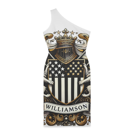 "The Coat Of Arms Collection" Womens Shoulder Dress wht