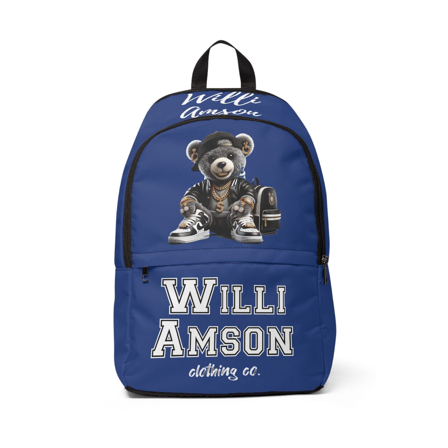 "The Bear Collection" Willi-Amson College Backpack Drk Blu